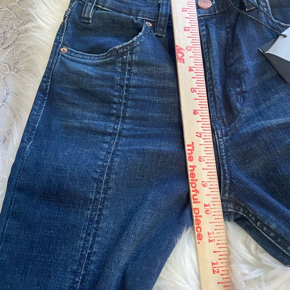 Dear John Sz 27 Women’s Dark Indigo Flare Jeans - Picture 8 of 12